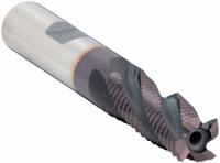 OSG Roughing End Mill: Cobalt, TiAlN Coated, 4 Flute, Fine Pitch, 1/2" Mill Dia, 2" LOC, 4" OAL (MPN 4550311)