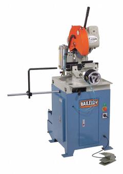 BAILEIGH INDUSTRIAL Cold Saw: Semi-Auto, 14 in Blade Dia. - English, 356 mm Blade Dia. - Metric (MPN CS-350SA). Key specifications — attr1255339: 220V AC; attr1255338: BAILEIGH INDUSTRIAL.