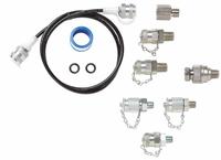 FLUKE Transmitter Test Hose Kit: Transmitter Test Hose Kit, Transmitter Test Hose Kits, FLK-700TTH5K. Key specifications — Compatible with Manufacturer Model Number: Fluke Pressure Calibrators; Includes: Transmitter Connection Fitting; Thread Size: 1/4 in (NPT - Male); Features: 5,000 psi Rating; Manufacturer Part Number: FLK-700TTH5K; Brand: FLUKE.