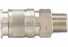 AIGNEP USA Quick Connect Hose Coupling: 1/4 in Body Size, 1/4 in Hose Fitting Size, Sleeve, MNPT (MPN 80191-04). Key specifications — Thread Size: 1/4" -18; Coupling Locking Type: Sleeve; Brand: AIGNEP USA.