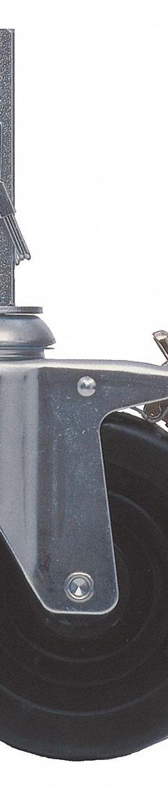 BIL-JAX Scaffold Caster: Caster, Aluminum, Casters (MPN 0026-835). Key specifications — Color: Black; Compatible with Manufacturer Model Number: 0127-006-2; Included Components: Snap Pin; Material: Aluminum; Product Type: Caster; Brand: BIL-JAX.