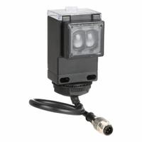 EATON Photoelectric Sensor: Built-in Connector, 5 - Pin Micro, 24-240V AC & 12-240V DC (MPN 1351E-6534). Key specifications — Brand: EATON; Electrical Connection: Dual Key Micro Connector; Manufacturer Part Number: 1351E-6534; Body Material: Plastic; DC Supply Voltage Rating: 12-240V DC; NEMA Enclosure Rating: 2; Series: Enhanced 50; AC Supply Voltage Rating: 24-240V AC.