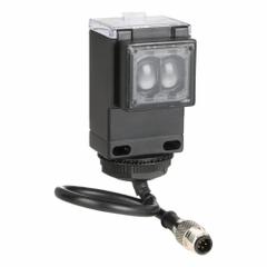 EATON Photoelectric Sensor: Built-in Connector, 5 - Pin Micro, 24-240V AC & 12-240V DC (MPN 1351E-6534). Key specifications — Brand: EATON; Electrical Connection: Dual Key Micro Connector; Manufacturer Part Number: 1351E-6534; Body Material: Plastic; DC Supply Voltage Rating: 12-240V DC; NEMA Enclosure Rating: 2; Series: Enhanced 50; AC Supply Voltage Rating: 24-240V AC.