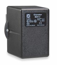 CONDOR USA, INC Pressure Switch: Std, 45 psi – 160 psi, 3/8" FNPT, 100 psi / 125 psi ON/OFF (MPN 31GEXEXX). Key specifications — attr1027655: Diaphragm; attr434202: CONDOR USA, INC; attr1027685: 3/8" FNPT; attr1027686: Standard; attr1027690: None.