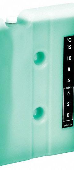 Cold Pack: 8 1/4 in Overall Lg, 6 1/4 in Overall Wd, 1 5/8 in Overall Ht, 1 L Capacity, Green (MPN 0372613). Key specifications — Includes: Temperature Indicator Label; Product Type: Cooling Block; Brand: COLE-PARMER.