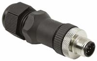 IFM M12 Circular Connector: A Coded, 8 Pin, M12 Male Thread, IP68, Screw Terminals, Straight, Nylon (MPN E18343). Key specifications — Connector Body Type: Pin; Coding: A; Brand: IFM; Voltage Rating: 125V AC; Thread Size: M12; Mounting Type: Front Mounting; Mounting Style: Male Thread; IP Rating: IP68.