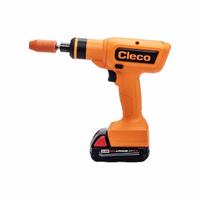 CLECO Screwdriver: 8.8 ft-lb Fastening Torque, 700 RPM No Load Speed, 1/4 in Drive Size, Hex, Li-Ion (MPN CLBP12Q). Key specifications — attr1190370: cm 1.67 @ +/- 10%; attr1170936: Hex.