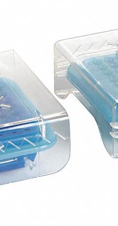 Tube Rack: Polycarbonate (Lid)/Polypropylene (Cooler), Blue, (96) Wells, 96 Compartments, Benchtop (MPN 120728). Key specifications — Material: Polycarbonate (Lid)/Polypropylene (Cooler); Mounting Location: Benchtop; Color: Blue; Product Type: Test Tube Rack; Total Holding Capacity: (96) Wells; Brand: HEATHROW SCIENTIFIC.