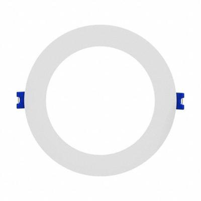 LIGHTOLIER Surface Disc Downlight: 6 in Dia, 1,100 lm, 2700K/3000K/3500K/4000K/5000K - Low-Profile Canless Downlights