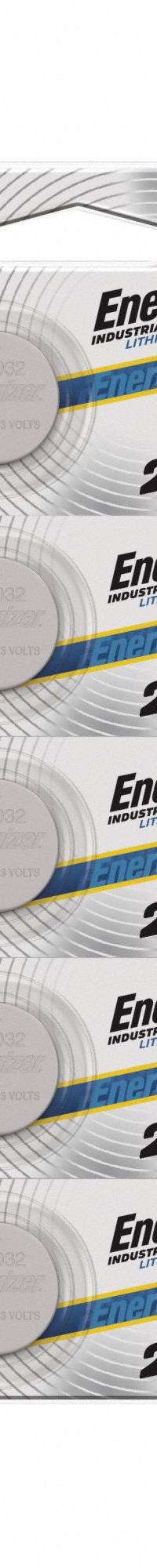 ENERGIZER COIN CELL BATTERY: 2032 Battery Size, Lithium / Manganese Dioxide, 254 mAh Capacity, 3V DC (MPN ECRN2032). Key specifications — Voltage - Batteries: 3V DC; Battery Chemistry: Lithium / Manganese Dioxide; Product Type: Coin Cell Battery; Battery Size: 2032; Brand: ENERGIZER; Voltage - Subhead: 3V DC.