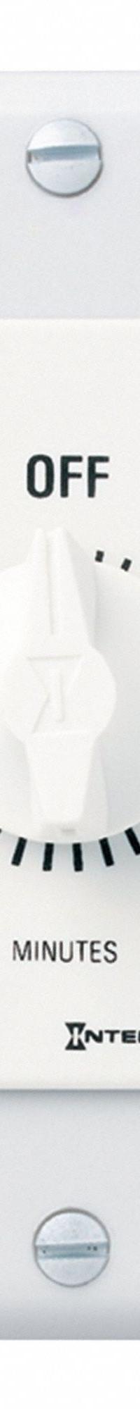 INTERMATIC Spring-Wound Timer: 15 min Max, SPST, 277V AC, No Wall Plate Included, White (MPN FD15MWC). Key specifications — Brand: INTERMATIC; Includes Hold: No Hold Included.
