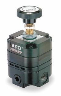 ARO Precision Compressed Air Regulator: Zinc Die-Cast, 3/8 in NPT, 14 cfm, 2 psi to 25 psi, Knob (MPN PR4031-300). Key specifications — attr111664: No; attr111627: ARO.