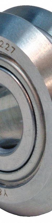 BISHOP-WISECARVER Yoke Roller: 1 51/64 in Roller Dia, V-Groove, Stainless Steel, -22°F to 500°F (MPN W3SS227). Key specifications — Brand: BISHOP-WISECARVER.