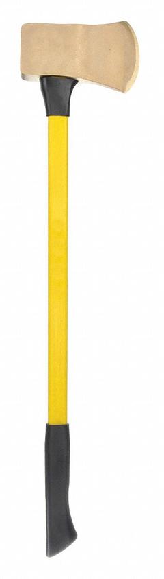 AMPCO Flat Head Axe: 36 in Overall Lg, 5 in Cutting Edge Lg, 6 lb Head Wt, Aluminum Bronze (MPN A-5FG). Key specifications — Handle Material: Multi-Component; Blade Material: Aluminum Bronze; Standards: Military; Brand: AMPCO.
