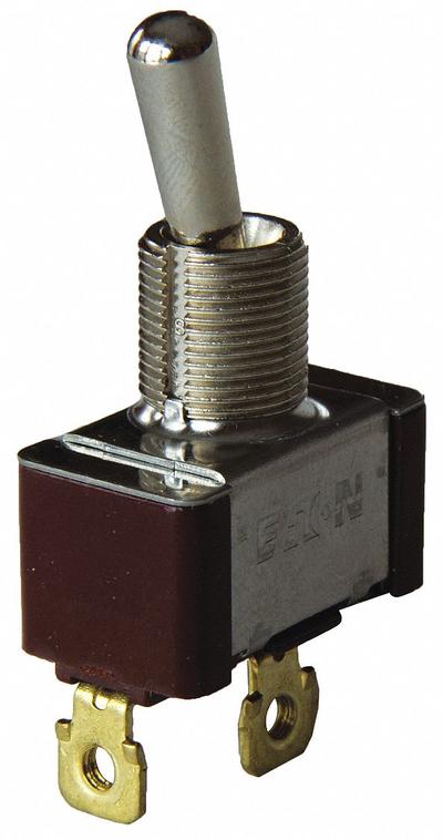 EATON Toggle Switch: 3 Position, 2 Connections, SPST, Screw Terminals Connection - Panel-Mount Toggle Switches