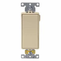 LEVITON Wall Switch: Rocker Switch, 3-Way, Maintained, Ivory, 120/277V AC, 20 A (MPN M5633-I). Key specifications — Illuminated: Yes; Voltage Rating: 120/277V AC.