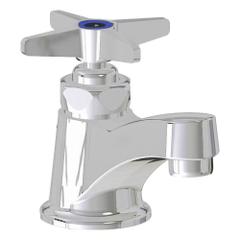 CHICAGO FAUCETS Low Arc Bathroom Faucet: 700, Cast Brass, Polished Chrome Finish, 1 gpm Flow Rate (MPN 700-E74COLDABCP). Key specifications — Includes: Mounting Hardware; Brand: CHICAGO FAUCETS; Series: 700.