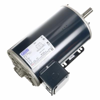 LEESON General Purpose: Rigid Base Mount, Open Drip Proof, 2 hp, 200-208V AC, 1,750 RPM - Rigid Base 3-Phase General Purpose AC Motors