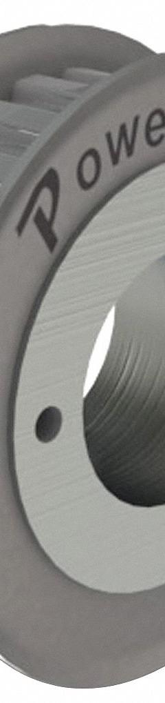POWER DRIVE Gearbelt Pulley: For L Timing Belt Section, For 1 in Belt Wd, 21 Teeth, 0.375 in Pitch (MPN 21LG100). Key specifications — Brand: POWER DRIVE; For Bushing Type: Split Taper.