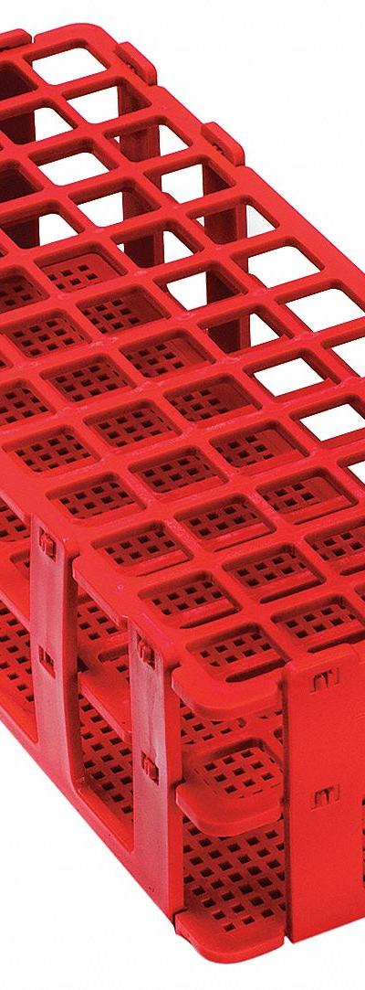 SP SCIENCEWARE Tube Rack: 4 1/8 in Overall Wd - Lab Storage Racks