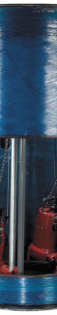 LIBERTY PUMPS Grinder Pump System: Fiberglass, 2 hp, 208/230V AC, 50 gpm @ 10' of Head, 4 in FNPT (MPN D3672LSG202-48). Key specifications — Rated Voltage: 208/230V AC; Brand: LIBERTY PUMPS; Alarm: Not Included; Switch: Integral Tether Float.
