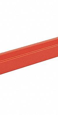 STEEL KING Beam: Step Beam, Teardrop, 108 in x 3 in x 4 in, Roll Formed, 5,480 lb Capacity, Orange (MPN SBRUM475108P). Key specifications — Brand: STEEL KING; Pallet Rack Connection Type: Teardrop; Color: Orange.