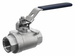 USA INDUSTRIALS Manual Two-Way Ball Valve: 1/2 in, 304 Stainless Steel, Straight Valve Body, RPTFE (MPN ZUSA-VLV-54). Key specifications — Brand: USA INDUSTRIALS; Handle: Locking Lever.