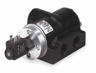ARO Solenoid Air Control Valve: K, Four-Way / Two-Position, 120V AC - ARO K Series Solenoid-Operated Inline Air Control Valves