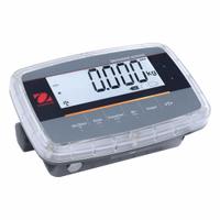 OHAUS Scale Indicator: K1, 8 7/8 in Overall Ht, 10 3/8 in Overall Lg, 3 5/16 in Overall Wd, NTEP (MPN DT61PW Front Mount). Key specifications — attr1360126: OHAUS; attr1360104: lb; attr1360123: Yes; attr1360124: Battery; attr1360105: NTEP; attr1360119: K1.