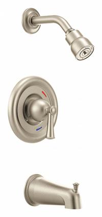 CFG Tub and Shower Trim Kit: Capstone, 2.5 gpm Fixed Showerhead Flow Rate, Nickel, Single Function (MPN T41311CBN). Key specifications — Connection Type: IPS; Series: Capstone; Showerhead Spray Patterns: Single.