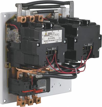 SQUARE D NEMA Magnetic Motor Starter: Reversing, 3 Poles, NEMA Size 4, 135 A - Reversing Starters with Electronic Overloads