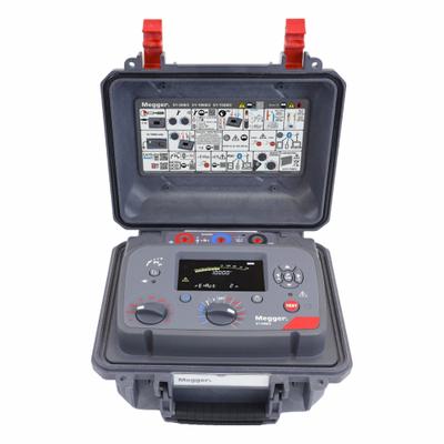 MEGGER Insulation Resistance Tester: 100 kiloohm to 10 gigohm, CAT IV 1000V, IP40/IP65 - Megohmmeters for Harsh Environments