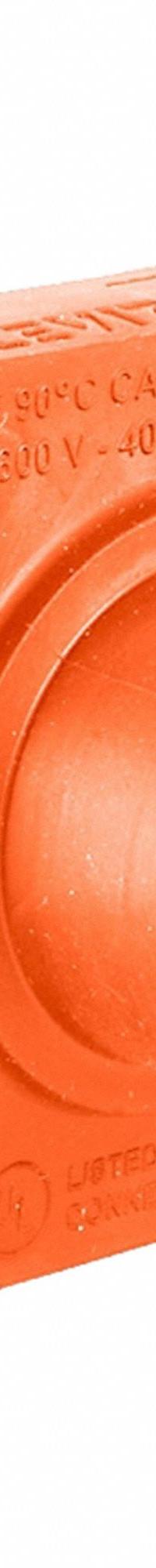 Single Pole Receptacle: Orange, Straight Taper Nose Mating, Threaded Stud Termination, 400 A (MPN 16R32-XO). Key specifications — Series: 16; Receptacle Gender: Female; Brand: LEVITON.