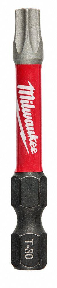 MILWAUKEE Power Bit: Power Bit, T30 Bit Size, Imperial, Torx® Head, T30 Bit Industry Size, Std, Hex (MPN 48-32-4487). Key specifications — attr1119738: Hex; attr1119735: Imperial; attr1119740: Standard; attr1119734: Alloy Steel; attr1119737: Power Bit; attr1119741: MILWAUKEE.