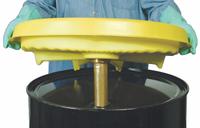 ENPAC Universal Safety Funnel: No Lid, Yellow, No Flame Arrester, 26 in x 5 1/2 in, 2 in NPT (MPN 3004-YE-SF). Key specifications — Brand: ENPAC; Funnel Material: Polyethylene; For Use With: 30 and 50 gal Drums; Color: Yellow; Lid Type: No Lid; Flame Arrester Ht: No Flame Arrester; Lid Type (sublevel): No Lid.