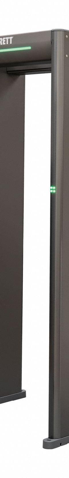 GARRETT METAL DETECTORS Walk-Through Metal Detector Kit: Paragon, 66 Zones, 87 in x 35 in x 23 in (MPN 1172020). Key specifications — attr1082567: Lithium; attr185437: Remote Control; attr193648: GARRETT METAL DETECTORS; attr1082560: Sound; attr1082582: Battery Operated; attr1082587: Paragon.