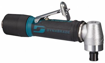 DYNABRADE Die Grinder: Right Angle Tool, 0.4 hp Horsepower, 20,000 RPM Max. Speed - Air-Powered Right-Angle Die Grinders