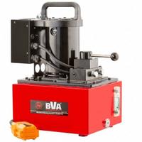 BVA HYDRAULICS Hydraulic Pump: 10,000 psi Max. Op Pressure, 448.5 cu in/min Max. Flow Rate, 120V AC (MPN PU55M4N025B). Key specifications — attr941810: PU55M4N025B; attr941817: 4-Way; attr941814: Hold.