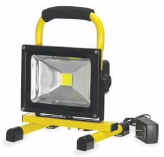 SOUTHWIRE Temporary Job Site Light: 1,800 lm Max Brightness, LED, 2, 2 Brightness Levels, 120V AC (MPN 511512). Key specifications — attr562610: Lithium Ion; attr562627: Yellow; attr562654: LED; attr562671: 120V AC; attr562613: SOUTHWIRE; attr873195: 2.