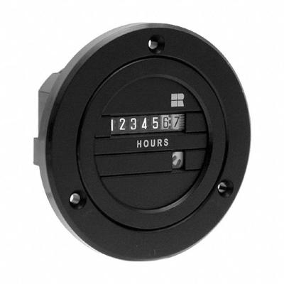 TRUMETER Electromechanical Hour Meter: Hour Meters, Front Panel Mounting, Analog