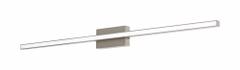 Barlow 36" LED Vanity: Satin Nickel, 1,634 lm_3,800 lm, 3000K, 30 W, 120V AC, Dimmable, 36 in Lg (MPN BARV3603L30D1SN). Key specifications — Mounting Location: Wall; For Bulb Type: Integrated LED; Brand: AFX INC.; Voltage: 120V AC; Color Temperature: 3000K; Housing Finish/Housing Color (Broad): Satin Nickel.