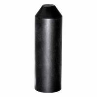 ELECTRIDUCT Heat Shrink End Caps: 25 Pk, 0.8 in I.D. Before Shrinking, 0.29 in I.D. After Shrinking (MPN HSEC-075-UV-BK-25PK). Key specifications — Shrink Tubing Properties: UV Light Resistant; Shrink Ratio: 3:1; Temp. Range: -55°C to 110°C; Brand: ELECTRIDUCT; _Pack Size: 25.