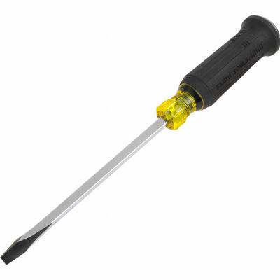 KLEIN TOOLS Demolition Driver: Steel, 5/16 in Tip Size, Long Lg, 12 1/4 in Overall Lg - Demolition Slotted Screwdrivers