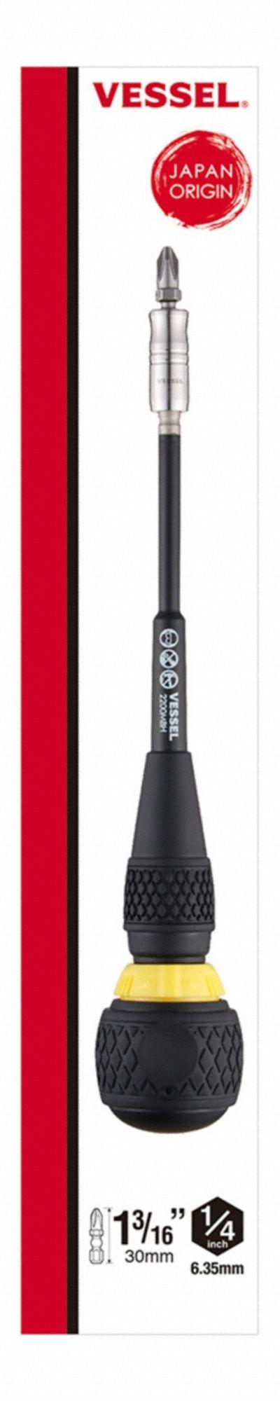 VESSEL TOOLS Multi-Bit Screwdriver: 2200 - JIS Phillips Multi-Bit Screwdriver Kits