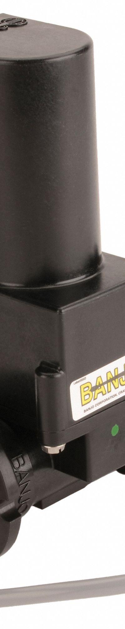 BANJO Electrically Actuated Two-Way Ball Valve: 1 in Nominal Valve Size - Polypropylene Electrically-Actuated Ball Valves