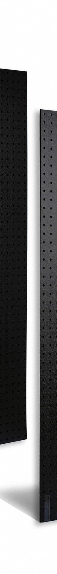 TRITON PRODUCTS Pegboard Panel: Round, 1/4 in Peg Hole Size, 48 in x 24 in x 1/4 in, ABS, Black (MPN DB-2BK). Key specifications — Material: ABS; Finish: Matte; Peg Hole Shape: Round; Includes: 2 Pegboards; Color: Black; Brand: TRITON PRODUCTS.