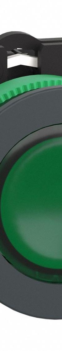SCHNEIDER Illuminated Push Button: Illuminated, Flush Profile, Non-Metallic, 30 mm, 1NO/1NC (MPN XB5FW33M5). Key specifications — Brand: SCHNEIDER; Action: Momentary; Series: XB5; Push Button Material Type: Non-Metallic.