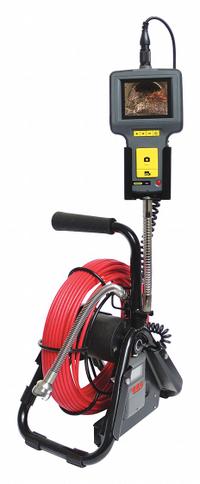 GENERAL Pipe Inspection System: 100 ft Lg., 6 in Max. Pipe Dia., 2 in Min. Pipe Dia., Fixed, TFT LCD (MPN DPS16-R30). Key specifications — attr533194: Push-Button; attr533196: SD Card; attr553412: Not Included; attr529323: P16-CW; attr529308: DPS16-R30.