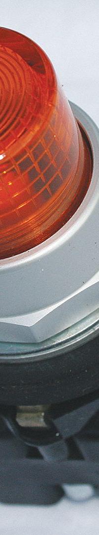 EATON Pilot Light Lens: 30 mm Panel Mounting Hole Dia, Amber, Fresnel, Incandescent/LED (MPN HT8BA). Key specifications — Brand: EATON; Compatible with Series: HT800 PresTest; Lens Material: Plastic.