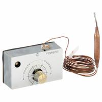POWERS CONTROLS Unit Mounted Thermostat: 60° to 85°F, 2 Pipes, High Volume Pipes/Air Flow Output (MPN 188-0031). Key specifications — Pneumatic Thermostat Type: Liquid Filled-Bulb; Temperature Control Range: 60° to 85°F; Number of Pipes/Air Flow Output: 2 Pipes, High Volume; Thermostat Action: Direct; Mounting Direction/Capillary Length: 96 in; Brand: POWERS CONTROLS.